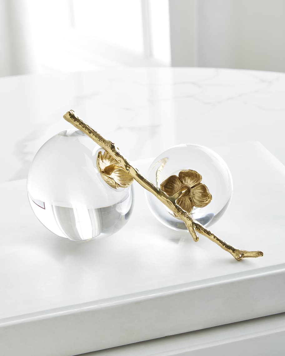 Image 3 of 3: Crystal Pomegranates Sculpture 