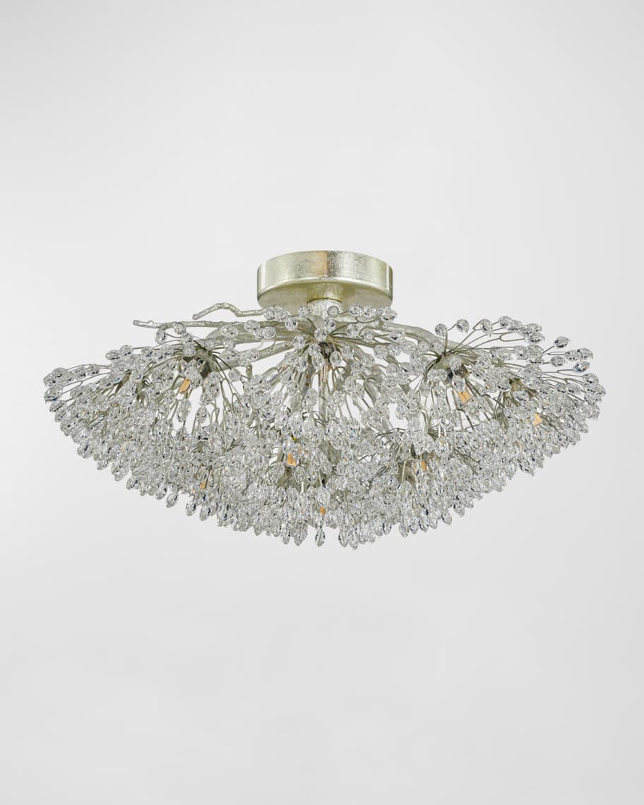 John-Richard Collection Hanasaku Flower 16-Light Flush Mount