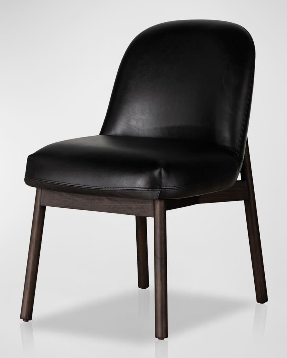 Four hands leather dining chair clearance