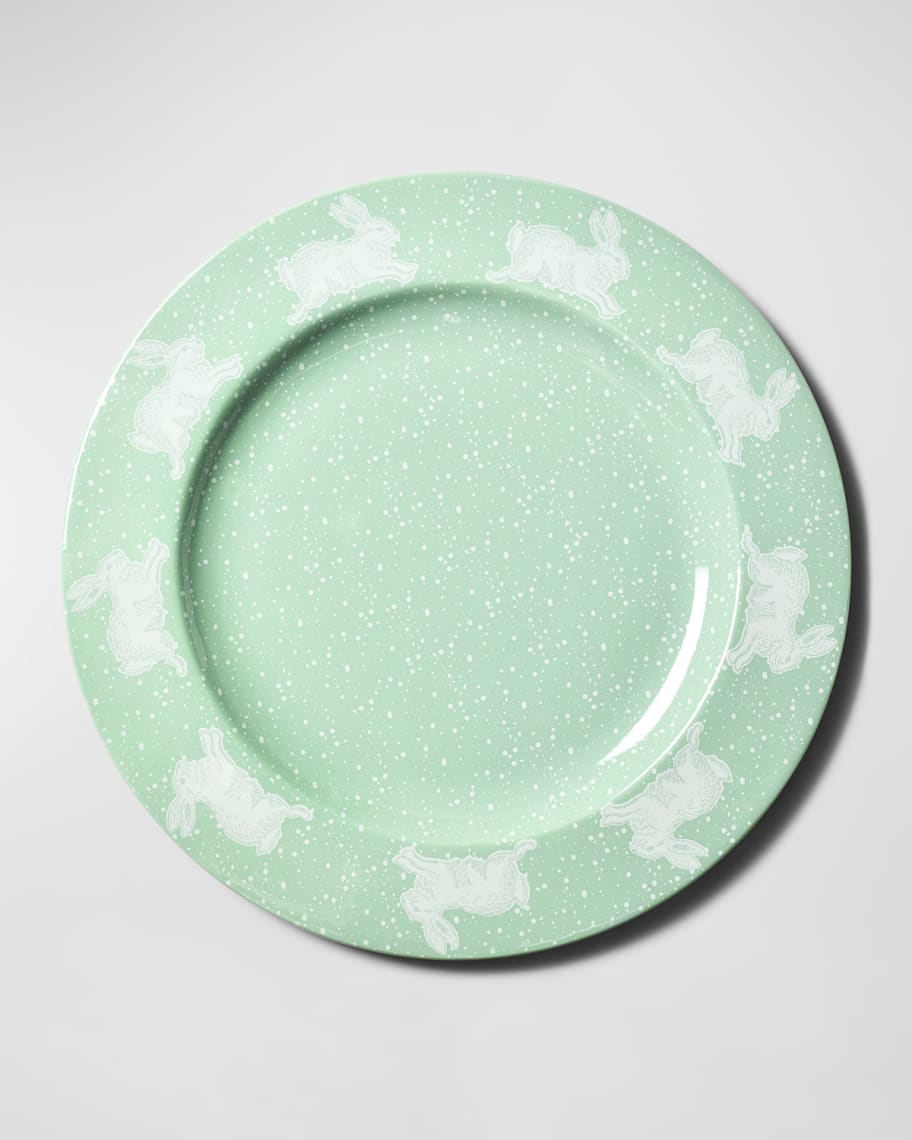 Image 1 of 1: Speckled Rabbit Round Platter