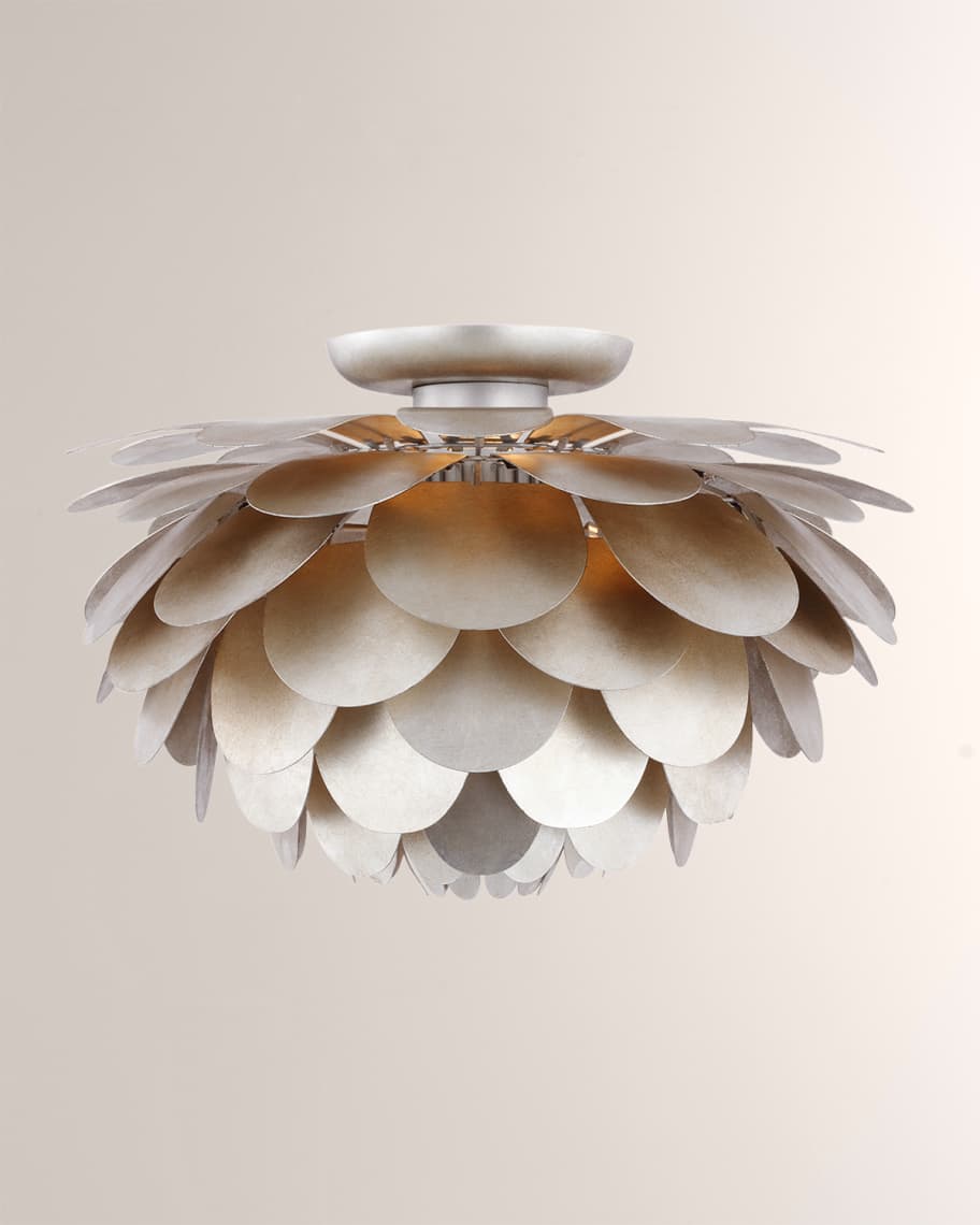 Visual Comfort Signature Cynara Large Flush Mount by Chapman