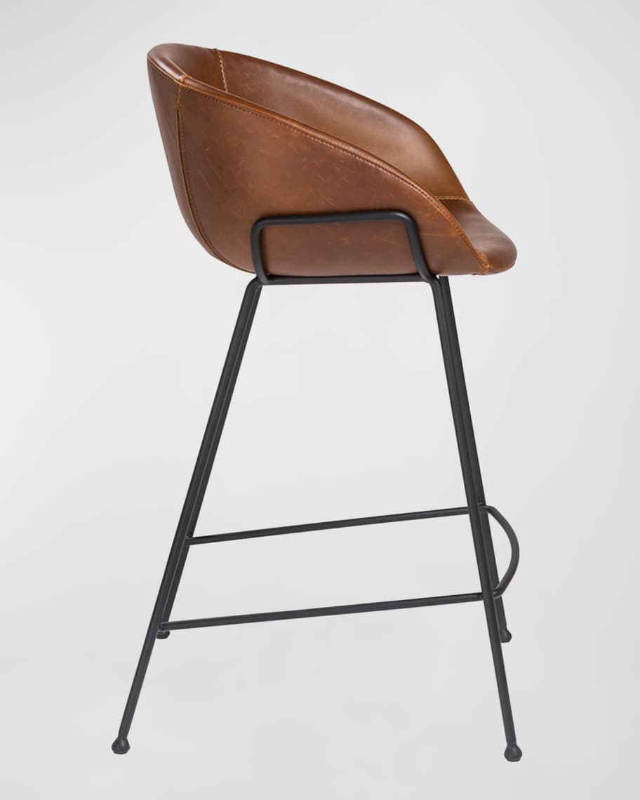 Image 2 of 4: Zach 26" Counter Stools, Set of 2