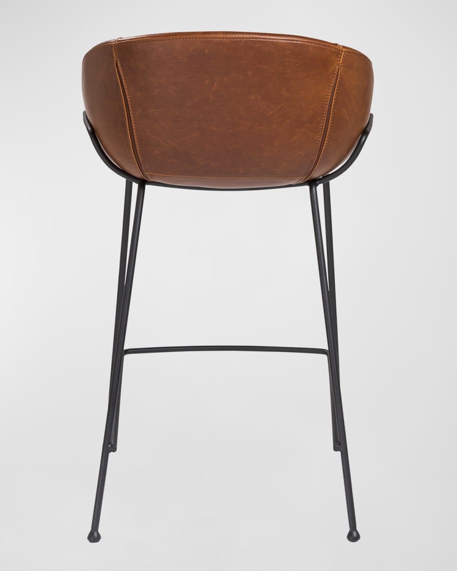 Image 3 of 4: Zach 26" Counter Stools, Set of 2