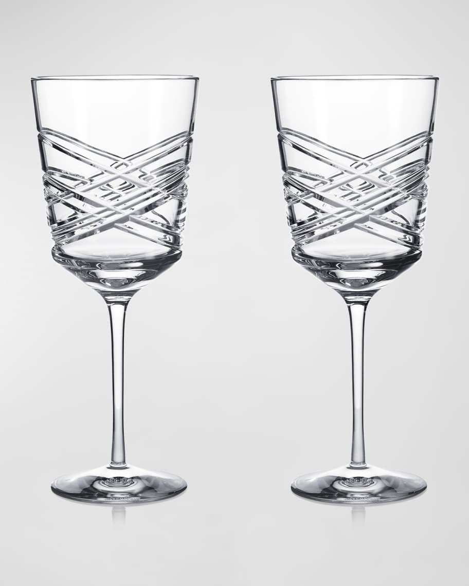 Waterford Crystal Aran White Wine Glasses, Set of 2