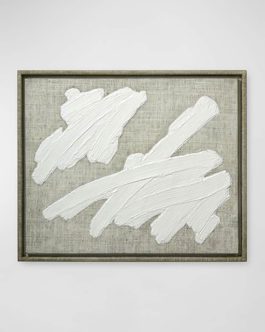 Image 1 of 1: "Plaster Brushstroke II" Wall Decor 