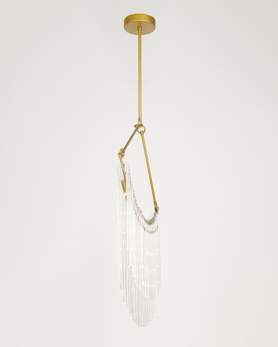 Drapes Glass Chandelier