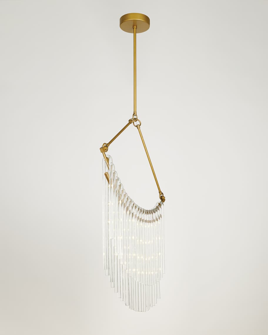Drapes Glass Chandelier
