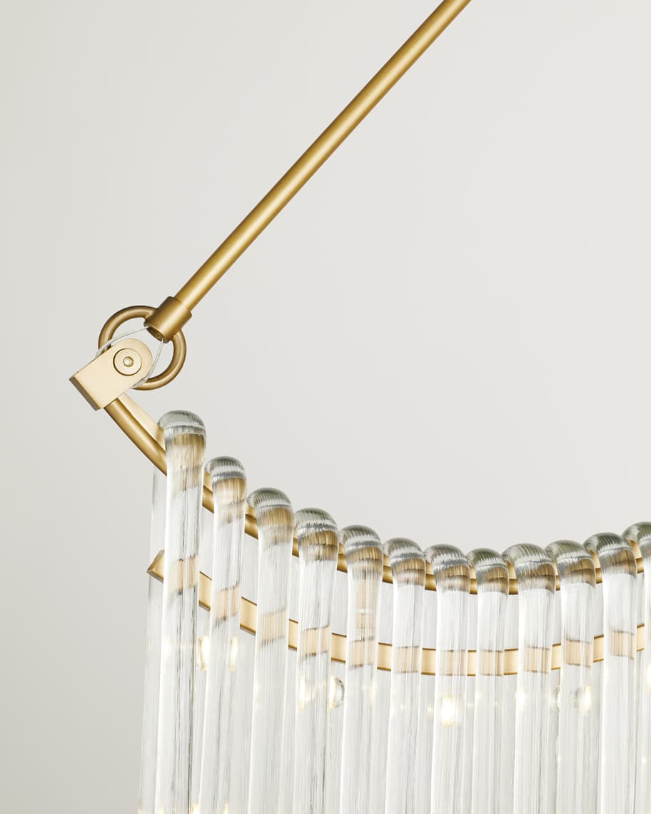 Drapes Glass Chandelier