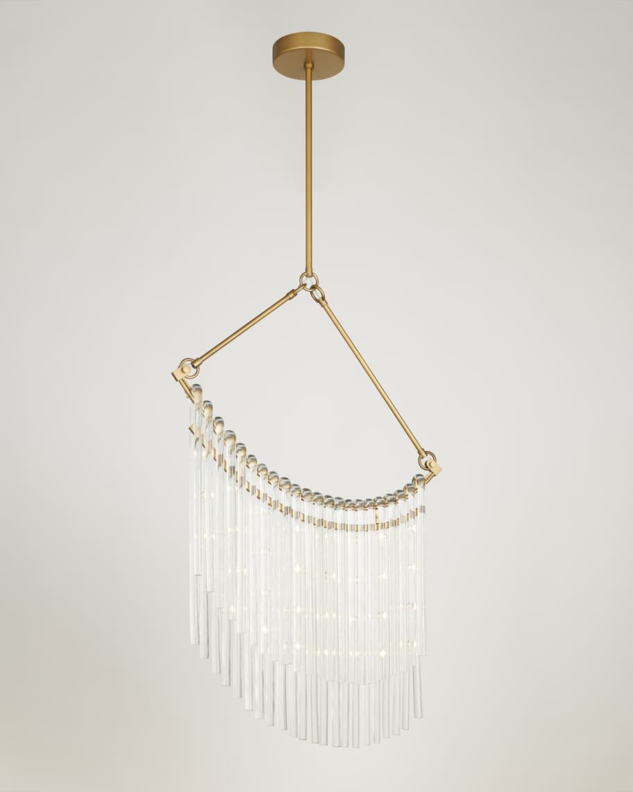 Drapes Glass Chandelier