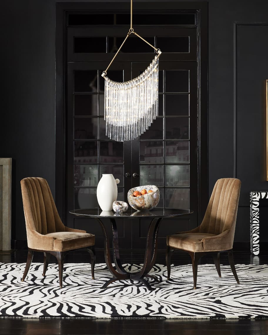 Drapes Glass Chandelier