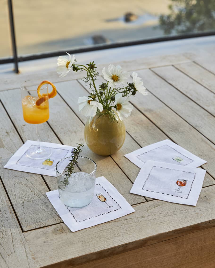Image 2 of 2: Aperitivo Cocktail Napkins - Set of 4