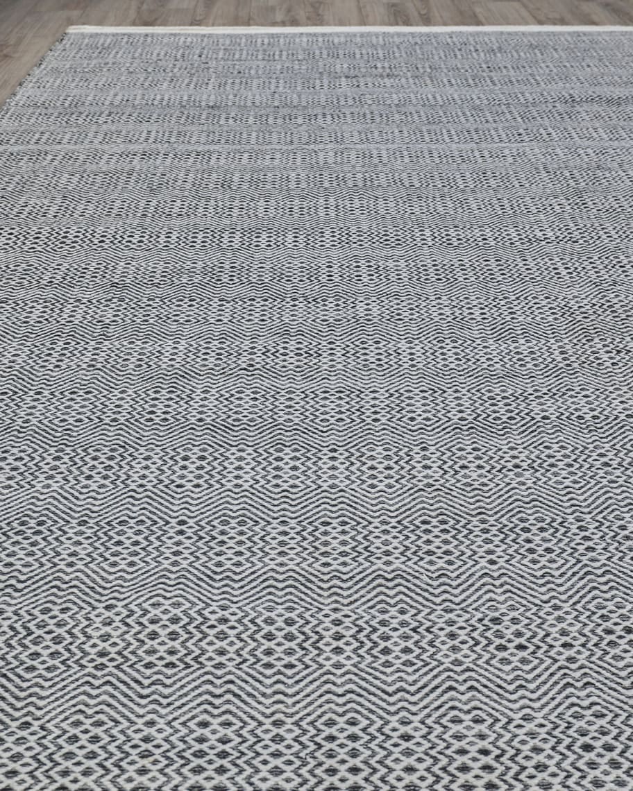Image 1 of 5: Naomi Indoor/Outdoor Flat-Weave Rug, 10' x 14'