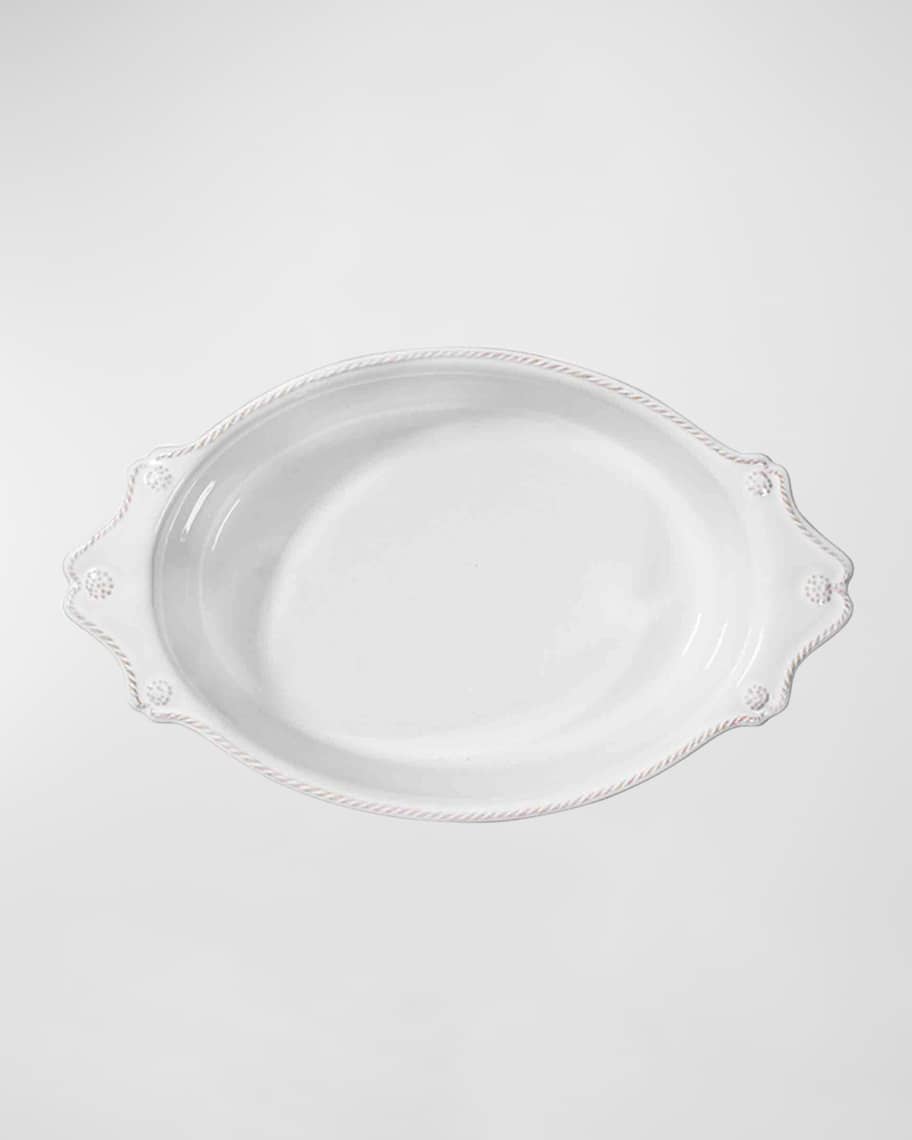 Image 2 of 3: Berry & Thread Whitewash 13" Oval Baker 