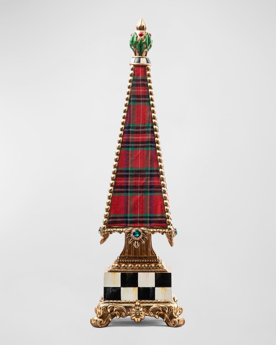Image 2 of 3: Tartastic Dynasty Tabletop Tree Christmas Decor