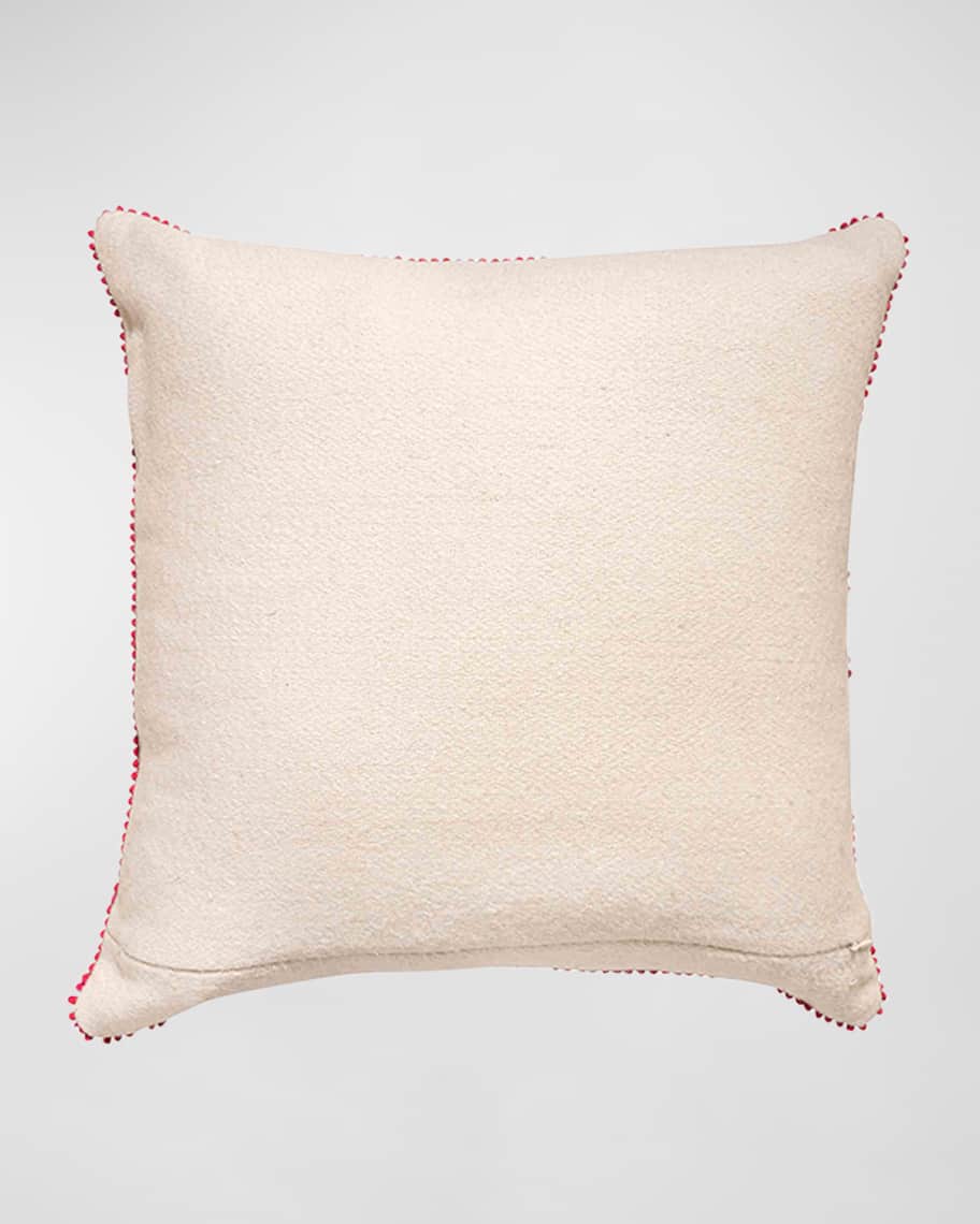 Image 2 of 3: Heidi Embroidered Pillow, 18" Square