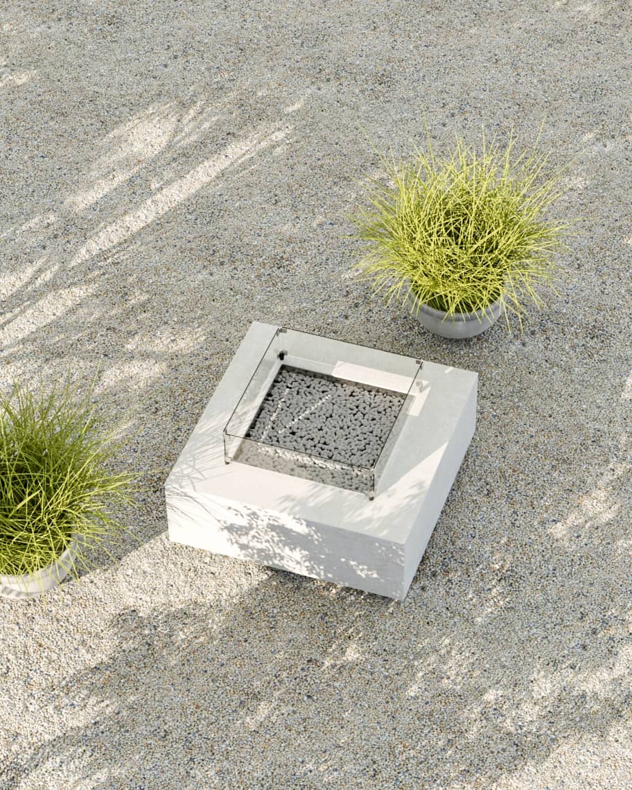 Image 2 of 2: Gravestone Square Fire Table 