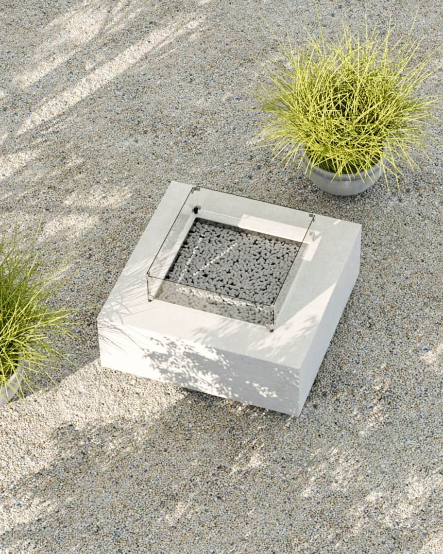 Image 1 of 2: Gravestone Square Fire Table 
