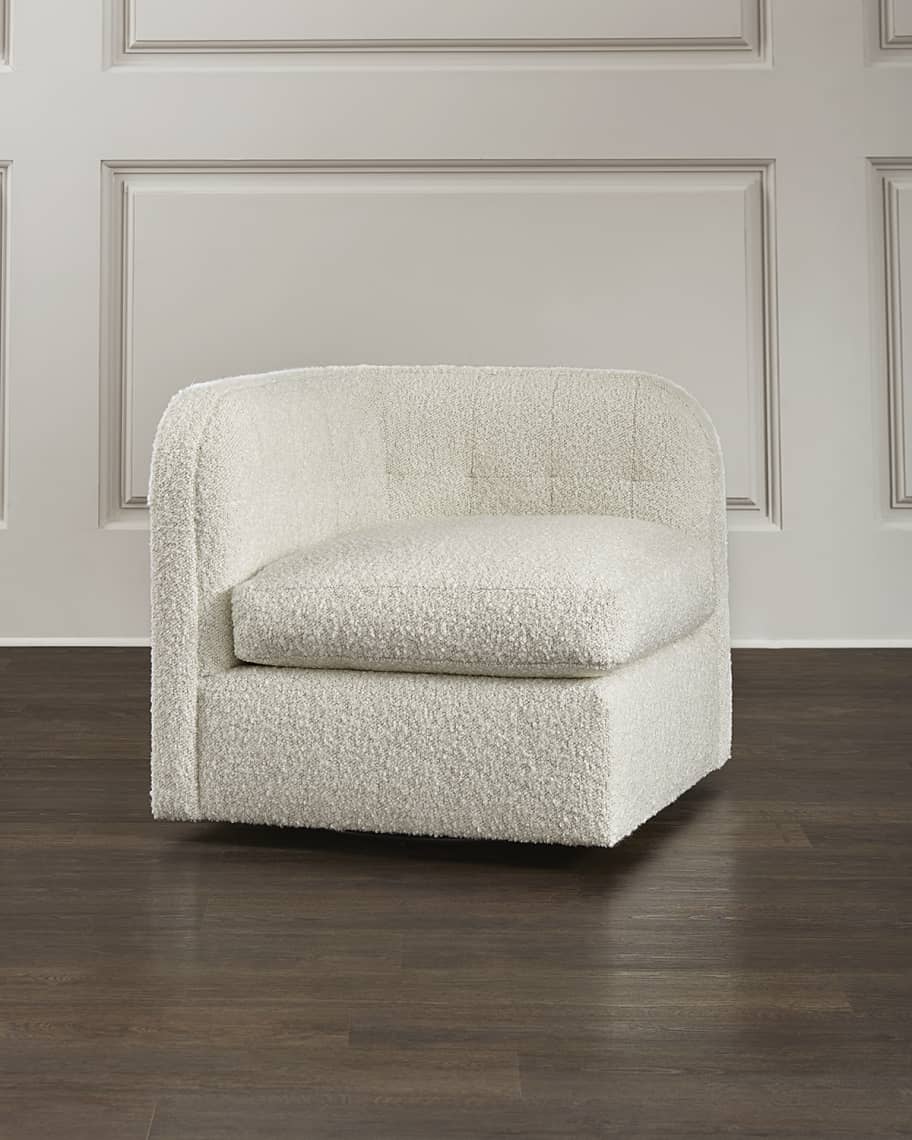 Corner sales swivel chair