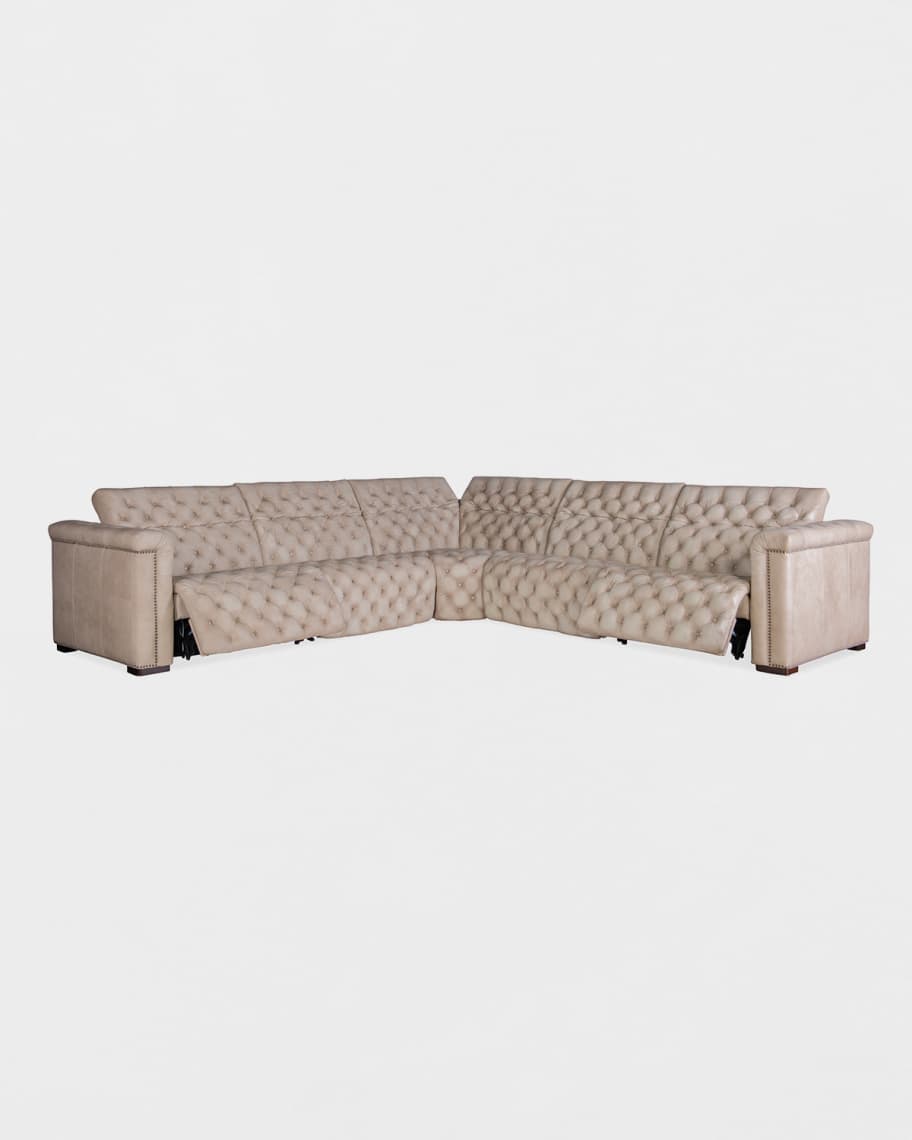 Image 3 of 8: Savion Grandier 5-Piece Power Sectional