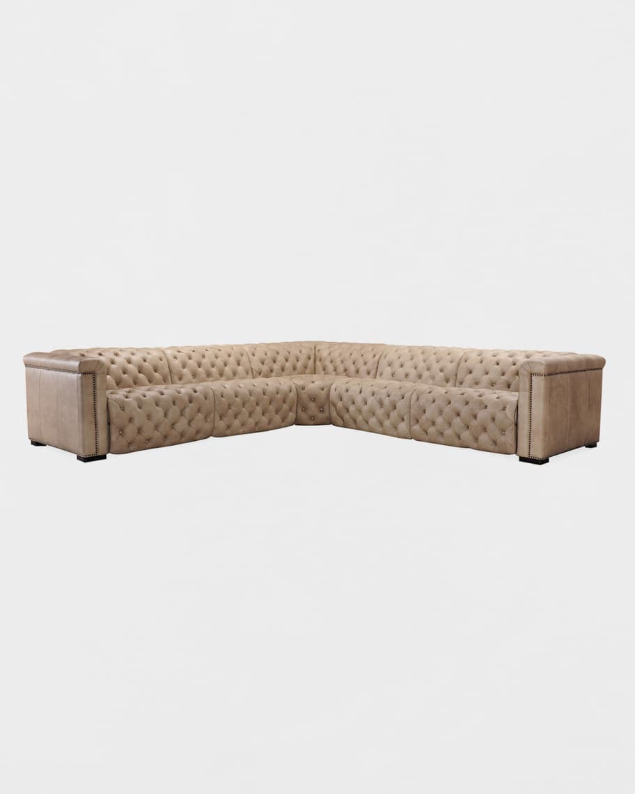 Image 1 of 8: Savion Grandier 5-Piece Power Sectional