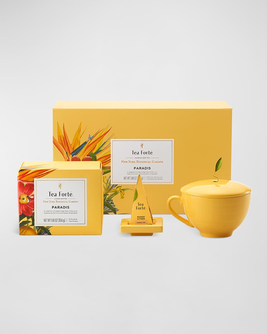 ビオドラガ　ドゥース　デュレ　コフレ Tea Forte x The New York Botanical Garden Paradis Gift Set | Horchow