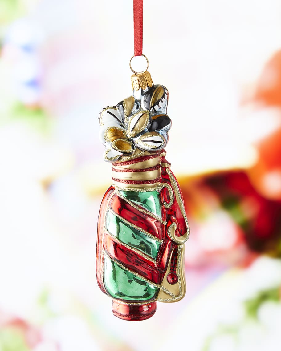 Image 1 of 1: Holiday Golf Bag Ornament