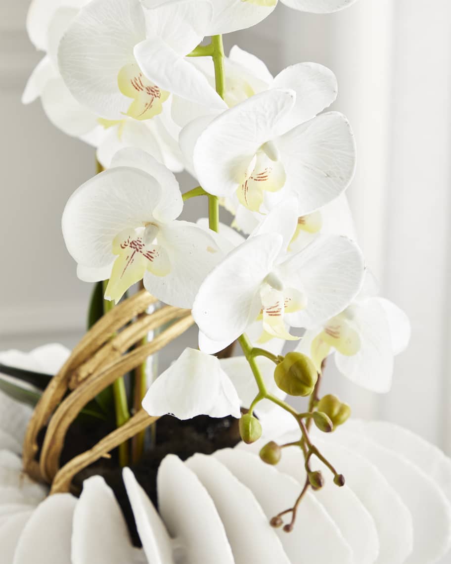 Image 3 of 3: Golden Seas Faux-Floral Arrangement
