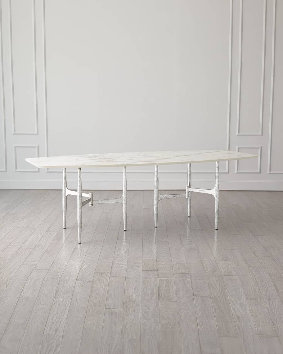 Image 1 of 5: Radius Dining Table, 96" 