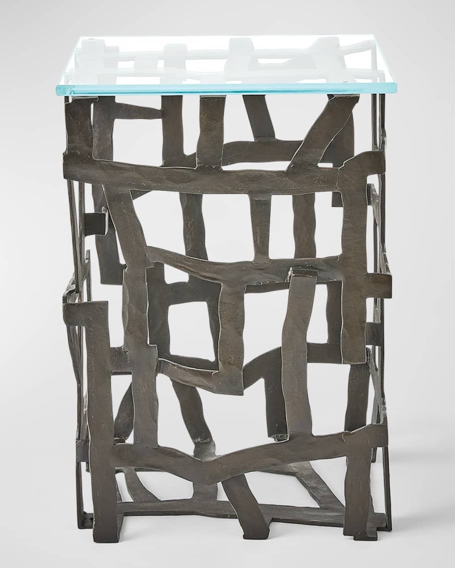 Image 3 of 4: Fragments End Table 