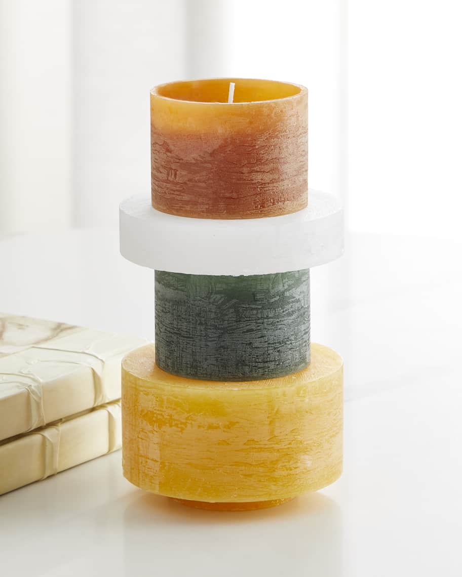 Image 1 of 3: Four High Candle Stack 
