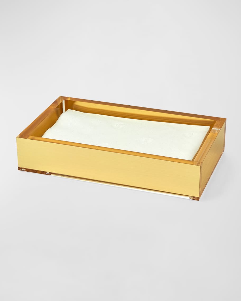 Image 1 of 1: Lucite Guest Towel Tray