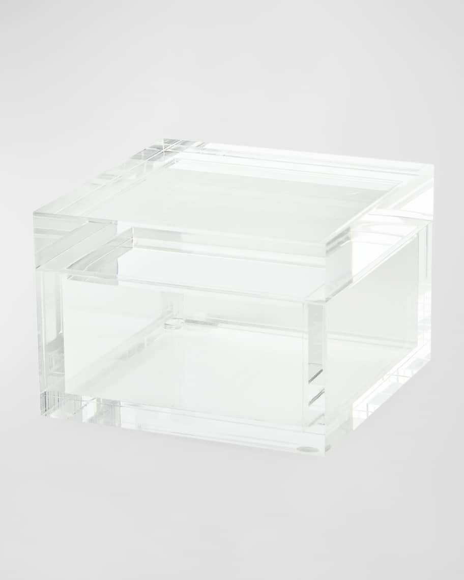 Image 1 of 2: Small Lucite Box 