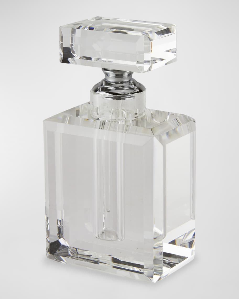 Tizo Design Diamond Cut Crystal Glass Perfume Bottle - Lifestyles