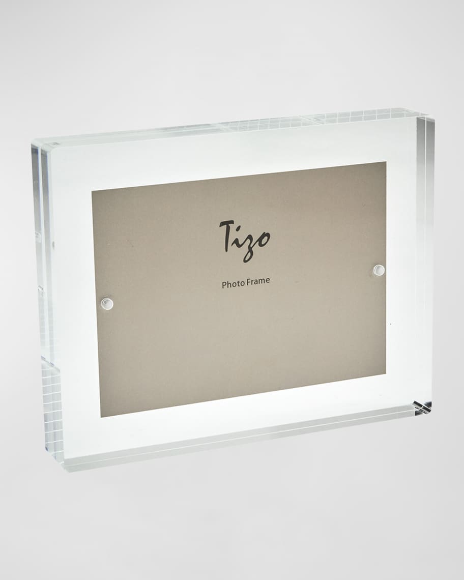 Lucite Frame Wave Design Clear 5x7