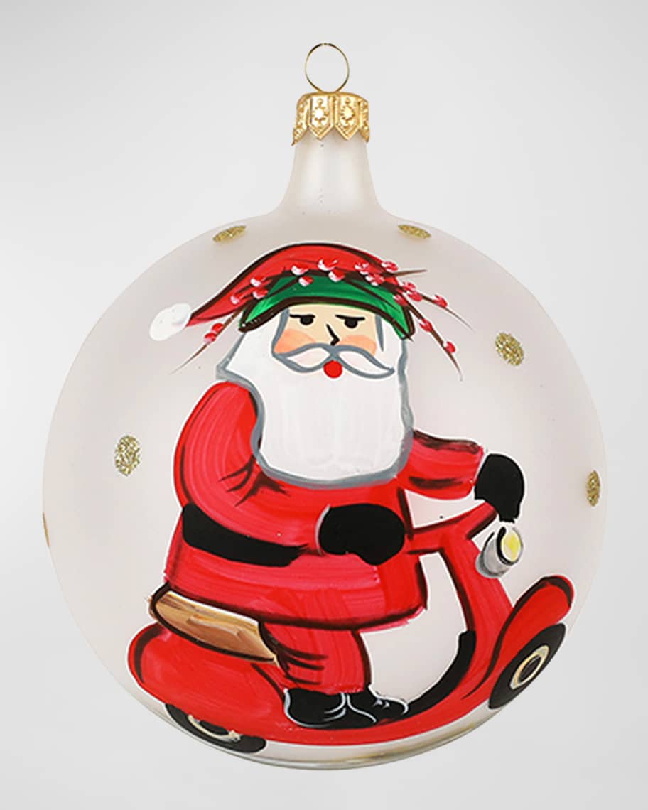 Image 1 of 3: Old St. Nick Bike Ornament 