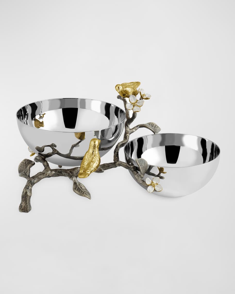 Michael Aram Lovebirds Double Dish | Horchow Michael Aram Lovebirds Double Dish | Horchow