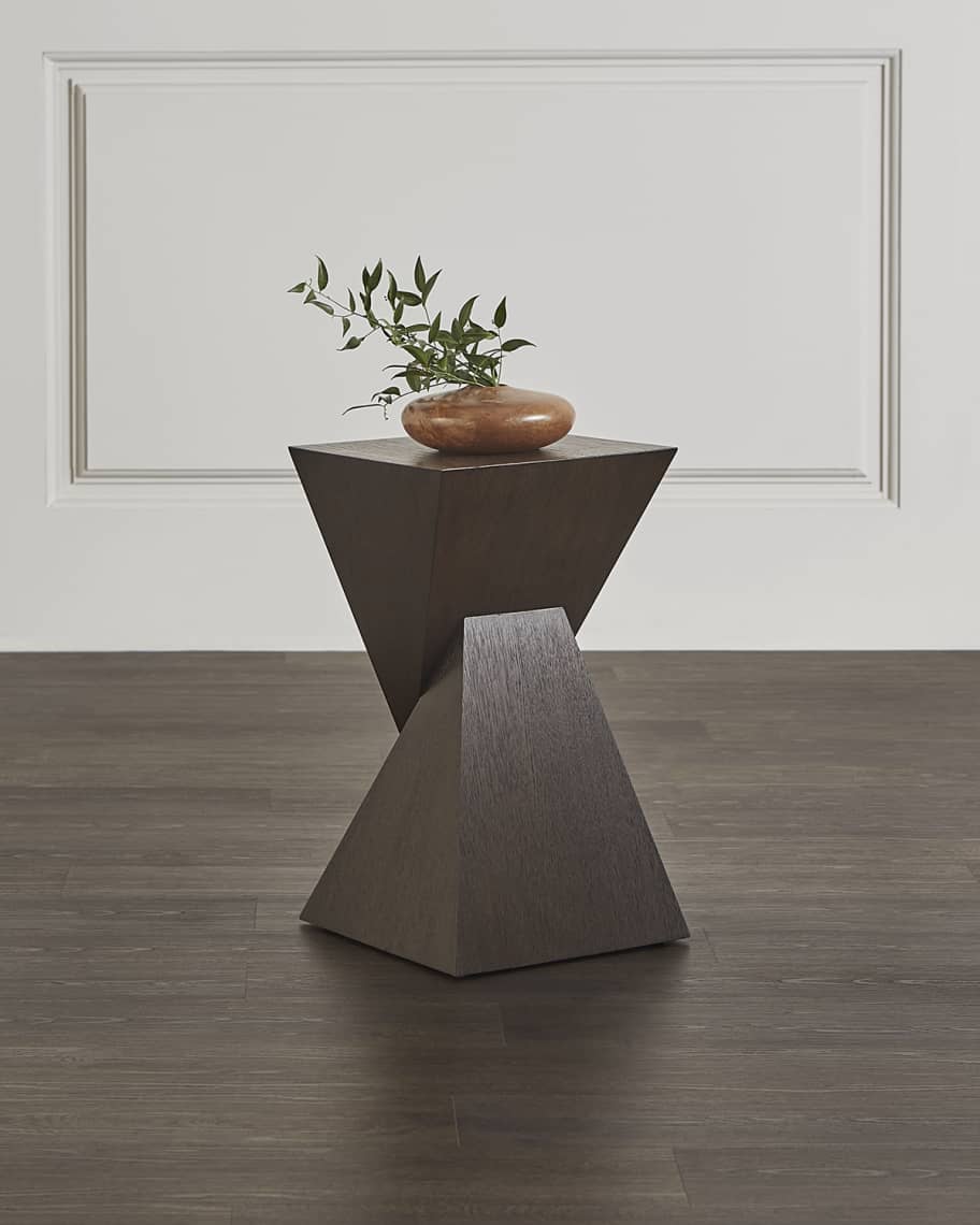 Image 1 of 5: Brevin Oak Accent Table 