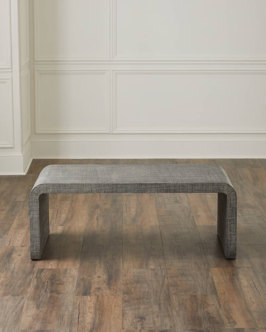 Image 1 of 8: Camila Waterfall Coffee Table 