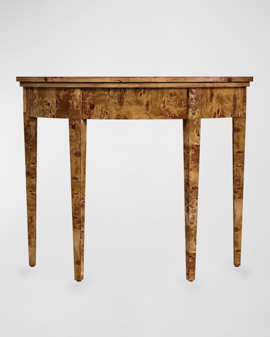 Image 2 of 5: Halina Burlwood Console Table