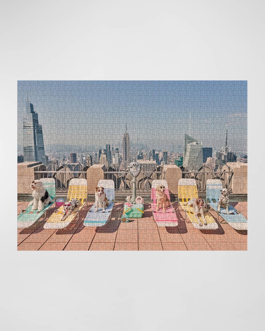 Image 2 of 4: The Beach Club & The Dogs of NYC Puzzle Set 