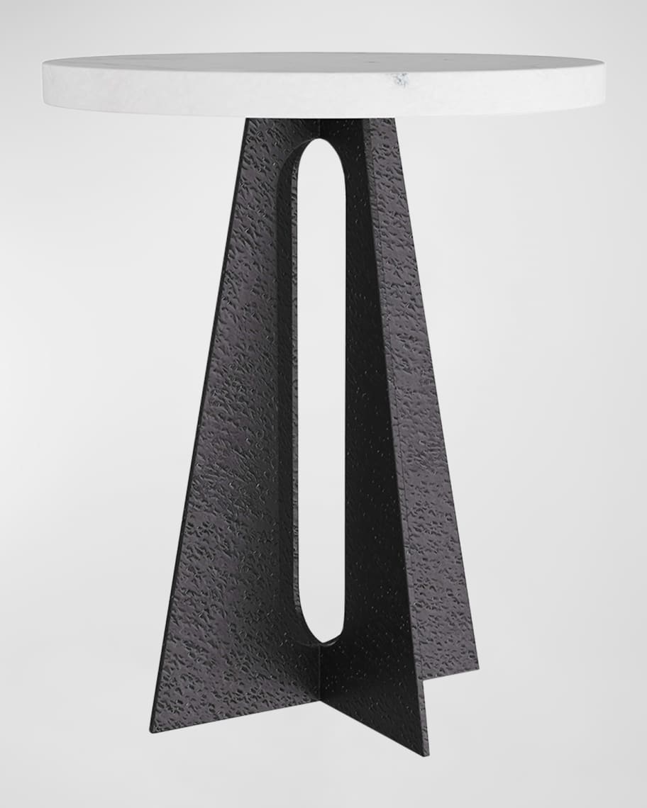 Image 1 of 5: Tobin Marble End Table