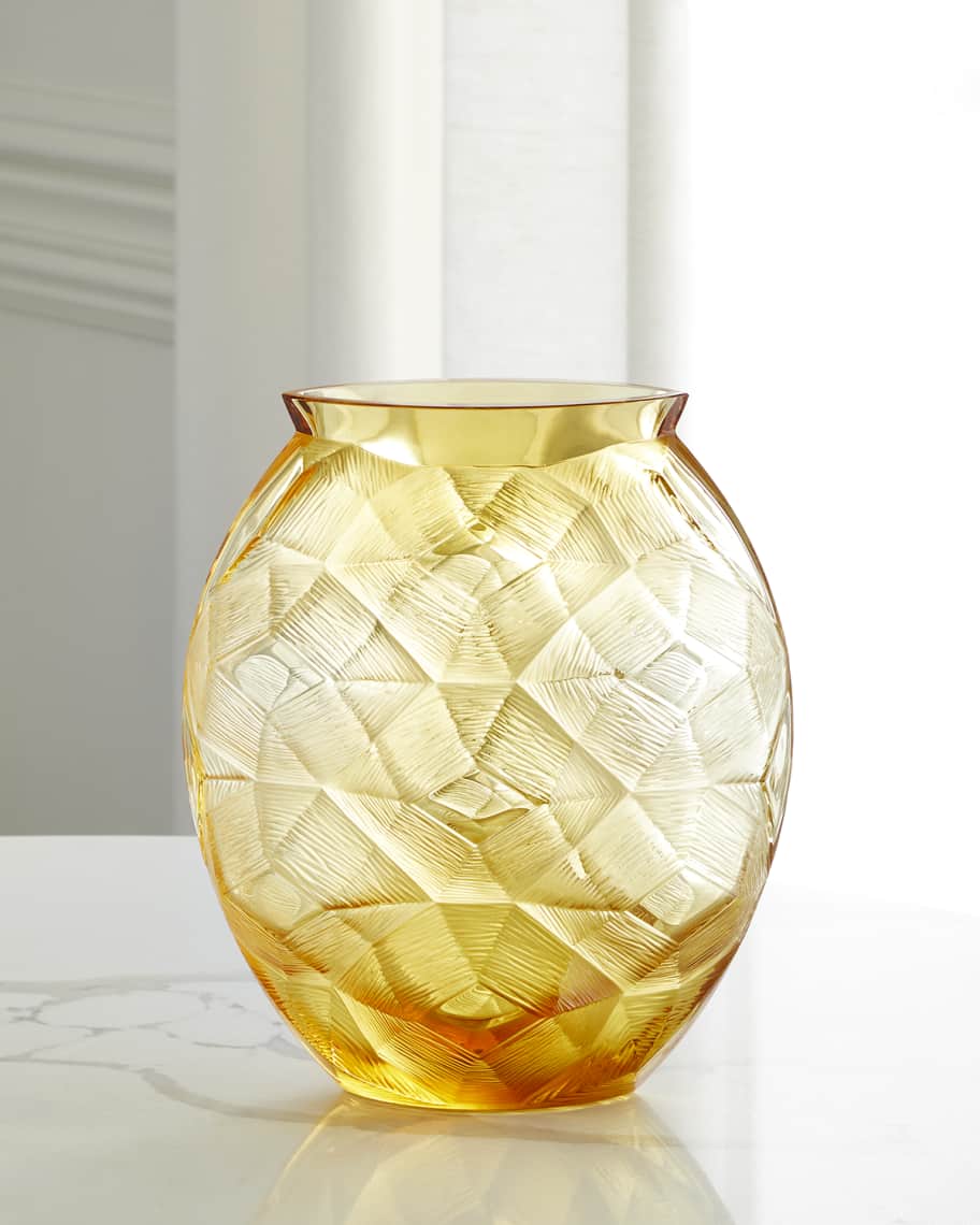 Lalique Amber Turtle Vase - 10