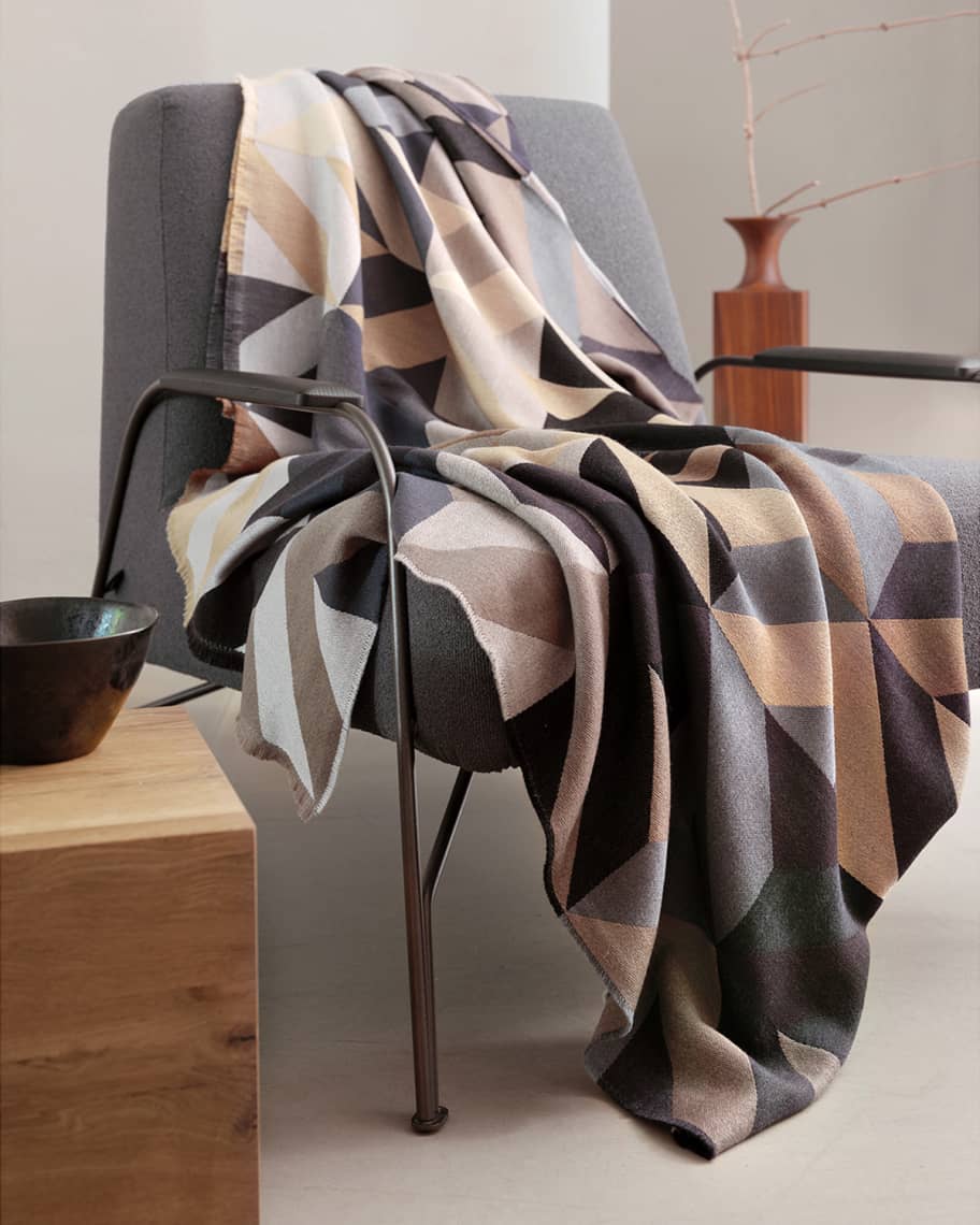 Image 1 of 2: Orlando Wool Throw, 59" x 79"
