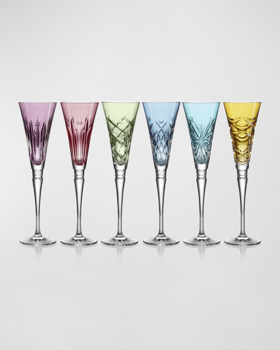 Waterford Crystal Winter Wonders Champagne Flutes, Set of 6