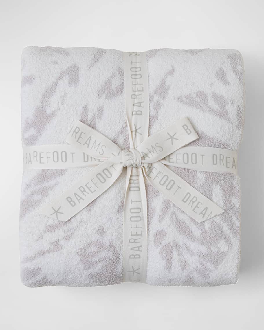Barefoot Dreams CozyChic Animal Stripes Throw Horchow
