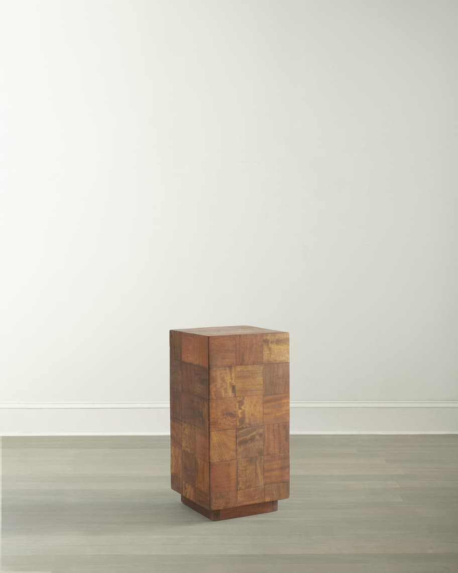 Image 1 of 1: Wood Pedestal, 24"