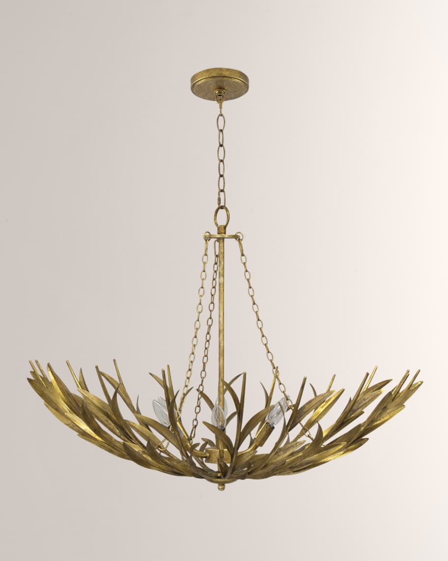 Image 1 of 1: River Reed Basin Chandelier 