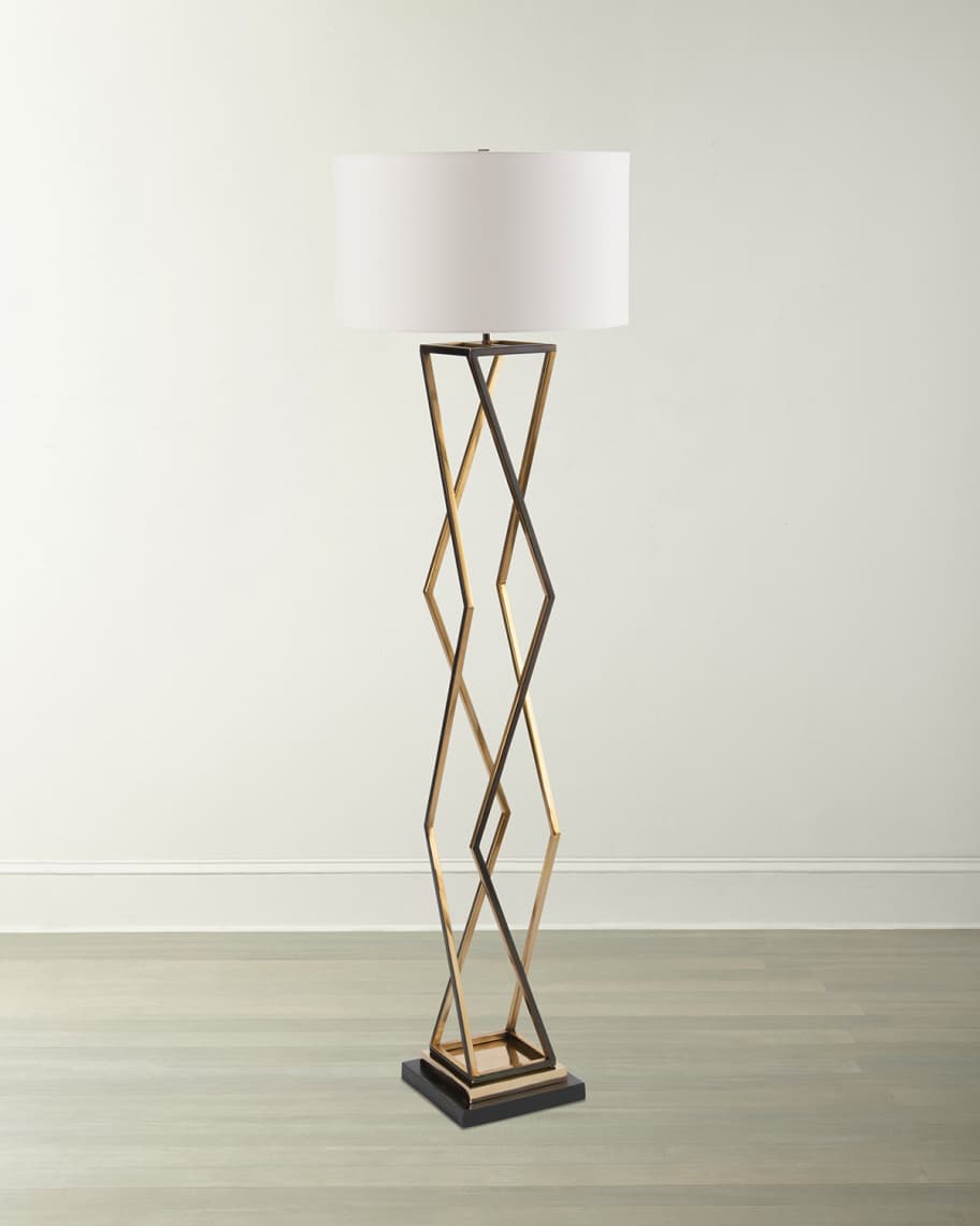 John Richard Hand-Beaded Floor Lamp