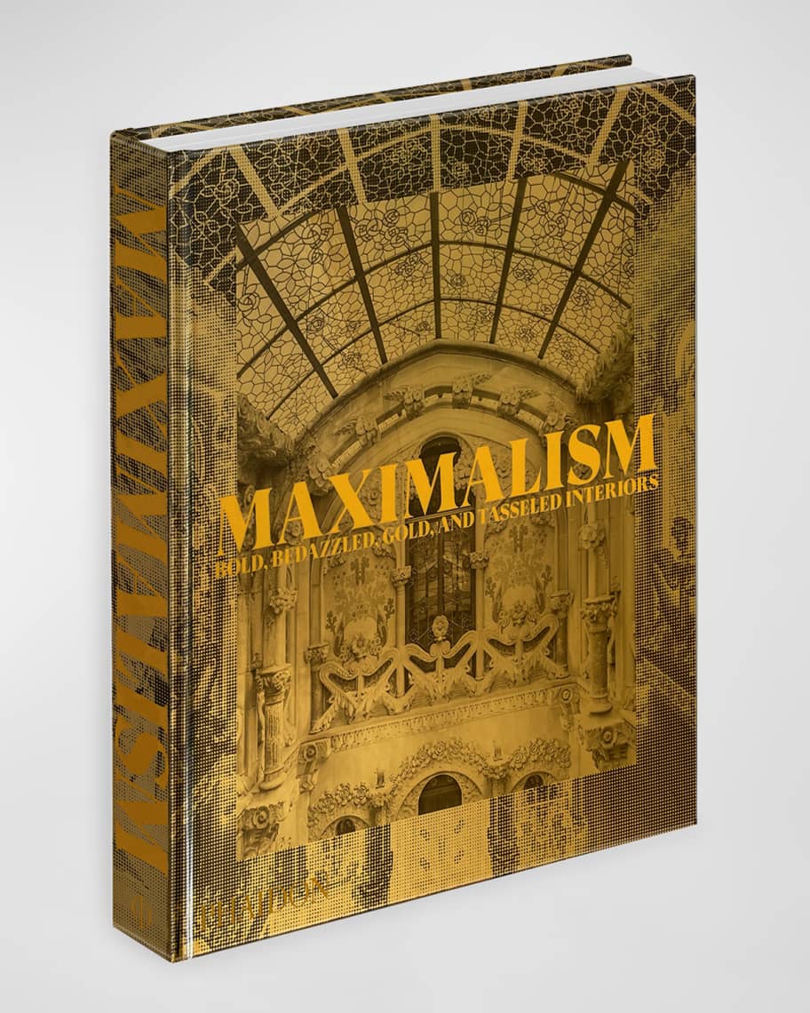 Image 1 of 4: "Maximalism Bold Bedazzled Gold and Tasseled Interiors" Book