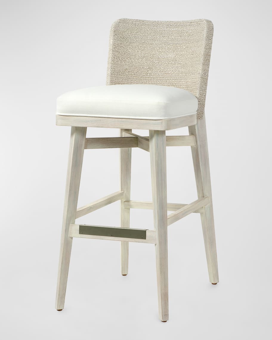 Image 1 of 2: Francis Barstool, 30" - White Wash